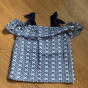 Janie & Jack summer off shoulder, flutter top